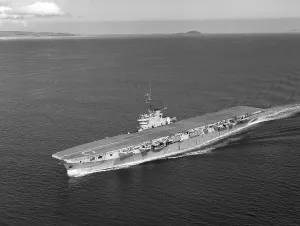 Warship Prints: HMS Ocean Print, Colossus Class Aircraft Carrier