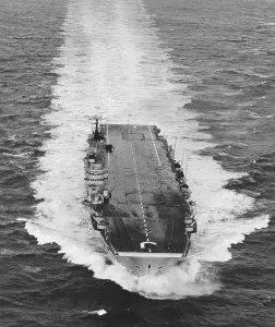 Warship Prints: HMS Eagle Print, 1951 Warship Photograph