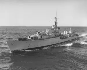 Warship Prints: HMS Solebay Battle Class destroyer Print