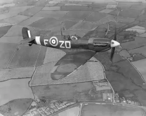Print of Spitfire VB from RAF North Weald, 4 May 1942