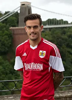 Clifton Suspension Bridge Prints: Bristol City Football Team at Avon Gorge Hotel: Marlon Pack in Front of Clifton Suspension Bridge (July 2013)