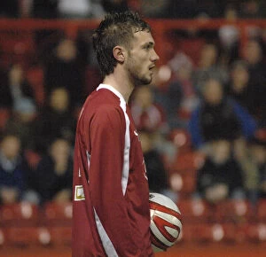 Images Dated 26th February 2008: Bristol City's George Boon Shines Against Manchester City U18s