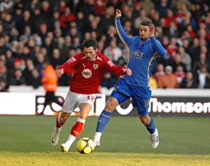 Ivan Sproule is chased by Niko Cranjcar Ivan Sproule is chased by Niko Cranjcar
