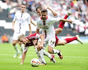 Images Dated 24th August 2013: Milton Keynes Dons V Bristol City 240813