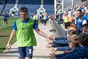 Adam O'Reilly Greets Young PNE Fans