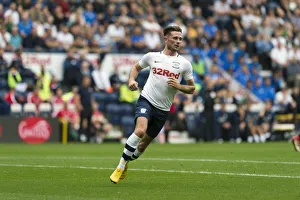 Alan Browne In The PNE Home Kit Alan Browne In The PNE Home Kit
