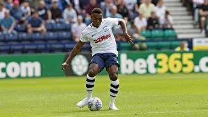 Darnell Fisher On The Ball At Deepdale Darnell Fisher On The Ball At Deepdale
