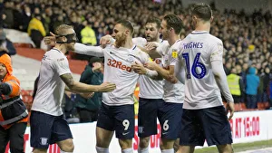 Group Celebration As Louis Moult Scores Group Celebration As Louis Moult Scores