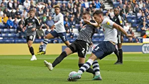 Josh Earl Looks To Cross The Ball Josh Earl Looks To Cross The Ball