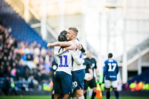 PB, PNE v Blackburn, (61) - Tom Barkhuizen, Daniel Johnson and Jayden Stockley Goal PB, PNE v Blackburn, (61) - Tom Barkhuizen, Daniel Johnson and Jayden Stockley Goal