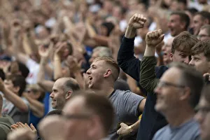 PNE Fans Following The Action At Deepdale PNE Fans Following The Action At Deepdale