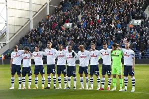 PNE Players Stand For Remembrance At Deepdale PNE Players Stand For Remembrance At Deepdale