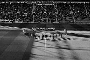 PNE And Rotherham Join In Rememberance B&W PNE And Rotherham Join In Rememberance B&W