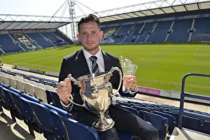 PNE v Burton Albion Alan Browne POTY Throphy PNE v Burton Albion Alan Browne POTY Throphy