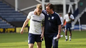 PNE v Norwich Steve Thompson and Tom Clarke PNE v Norwich Steve Thompson and Tom Clarke