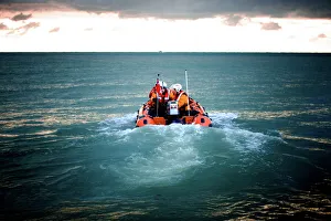 Hastings D-class inshore lifeboat Daphne May Hastings D-class inshore lifeboat Daphne May