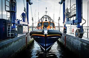 Launch of the first Shannon class lifeboat built at the All-Weather Lifeboat Centre (ALC Launch of the first Shannon class lifeboat built at the All-Weather Lifeboat Centre (ALC
