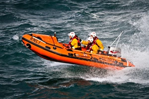Port Isaac D-class inshore lifeboat Copeland Bell Port Isaac D-class inshore lifeboat Copeland Bell