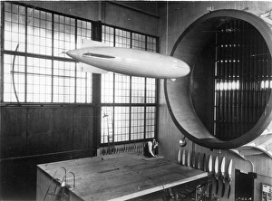 A 1/40 scale model of the airship Akron A 1/40 scale model of the airship Akron