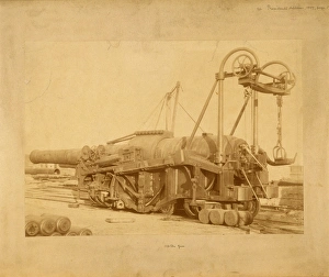 <b class=qtipBold><figcaption>110-ton ?Barlow? gun</figcaption></b><br>110-ton ?Barlow? gun / IMechE Proc. 1887 Date: 1887<br><em>© The Institution of Mechanical Engineers/Mary Evans</em> 110-ton ?Barlow? gun