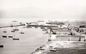 1880's - view of the Harbour at Smyrna (Izmir) Turkey 1880's - view of the Harbour at Smyrna (Izmir) Turkey