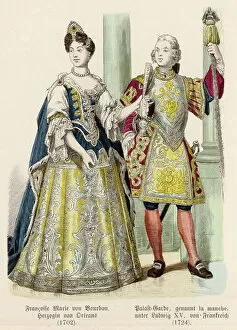 Sleeves Collection: 18th French Court Dress