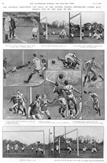 Clay Gallery: 1909 FA Cup Final: Manchester United beats Bristol City 1-0