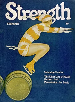 Barrels Gallery: 1927 Ice Skating Girl
