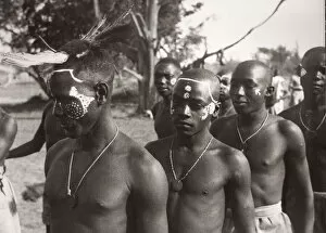 1940s East Africa - Kenya, men of the Wakamba tribe