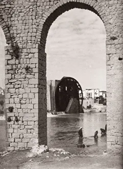 1943 Syria - Hama on the river Orontes 1943 Syria - Hama on the river Orontes