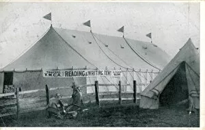 1st Middlesex Regiment - YMCA Reading & Writing Tent, Worthi