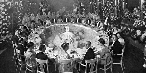 A 2000 dinner party at the Savoy, 1910 A 2000 dinner party at the Savoy, 1910