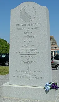 US 29th Infantry Division Memorial Omaha Beach US 29th Infantry Division Memorial Omaha Beach