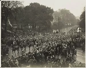 Collected Gallery: 2nd Bn en route from the docks during the General Strike