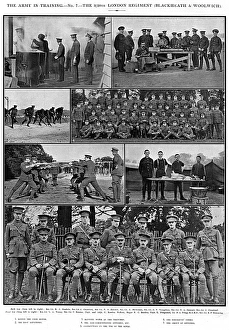 3/20th London Regiment (Blackheath & Woolwich) in training 3/20th London Regiment (Blackheath & Woolwich) in training