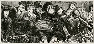 Commuters Gallery: 3rd Class Carriage, seats for 5 persons 1860s