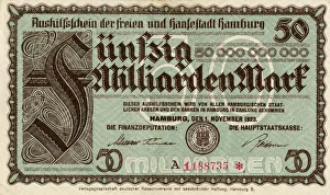 Currency Gallery: 50000000000 Mark note