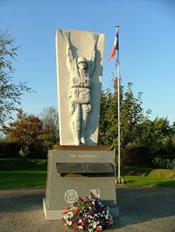 Titled Gallery: US 507th Parachute Inf Regiment Memorial Amfreville
