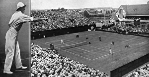 A. F Wilding plays Davis Cup tennis, 1914 A. F Wilding plays Davis Cup tennis, 1914