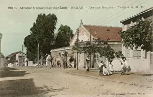 A. O. F. Theatre at Avenue Roume in Dakar, Senegal