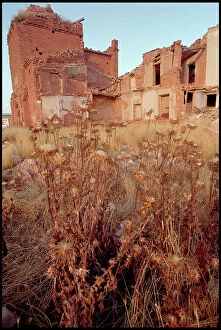 Images Dated 8th December 2015: Abandoned buildings, Belchite, Spain