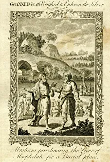 Abraham purchasing cave for a burial place Abraham purchasing cave for a burial place