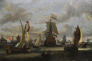 Abraham Storck (or Sturckenburch) (1644-1708). View of Amste Abraham Storck (or Sturckenburch) (1644-1708). View of Amste