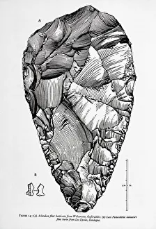 Acheulian flint hand-axe from Wolvercote, Oxfordshire Acheulian flint hand-axe from Wolvercote, Oxfordshire