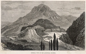 <b class=qtipBold><figcaption>THE 'ACROPOLIS', MYCENAE</figcaption></b><br>A general view of the 'Acropolis' at Mycenae. The primary remains at the site are the walls and tombs. The Palace has been almost totally destroyed over time.<br><em>© Mary Evans Picture Library 2015 - https://copyrighthub.org/s0/hub1/creation/maryevans/MaryEvansPictureID/10112663</em> THE 'ACROPOLIS', MYCENAE