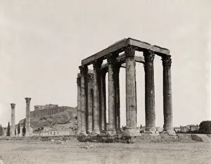 Acropolis and Temple of Jupiter Olympus, Athens, Greece Acropolis and Temple of Jupiter Olympus, Athens, Greece