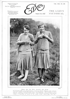 Images Dated 9th October 2014: The actresses Fay Compton and Heather Thatcher, 1927
