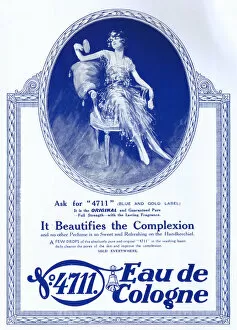 Images Dated 4th May 2016: Advert for 4711 Eau de Cologne, London, 1922