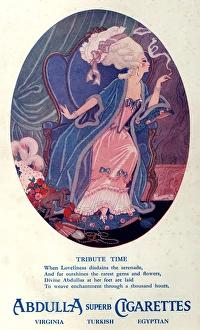 Advertisement for Abdulla Cigarettes