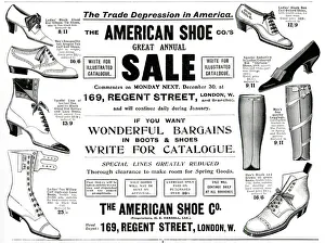 Prints of Advert for American Shoe Company 1907